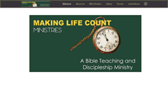 Desktop Screenshot of makinglifecount.net